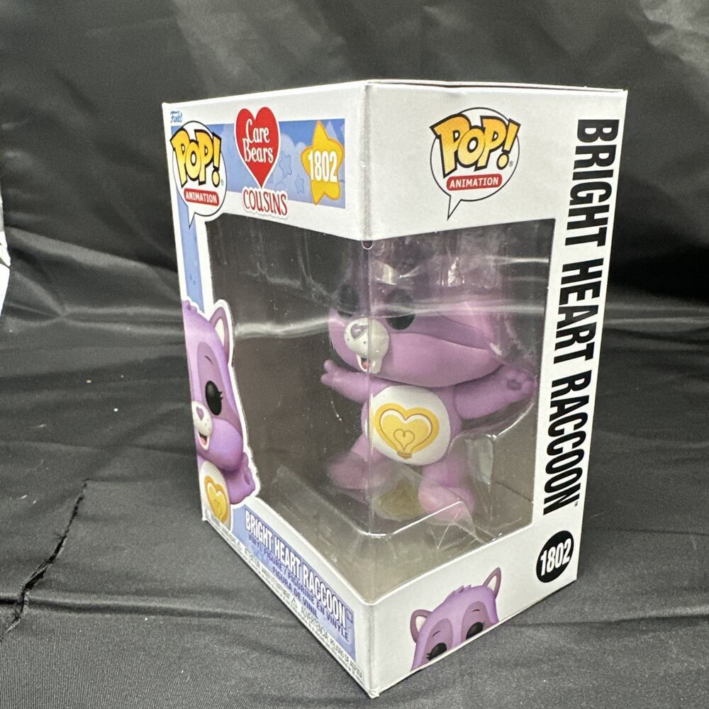 Funko! Pop Animation Care Bear Cousins Cozy Heart Penguin Bright Heart Raccoon - Picture 3 of 12